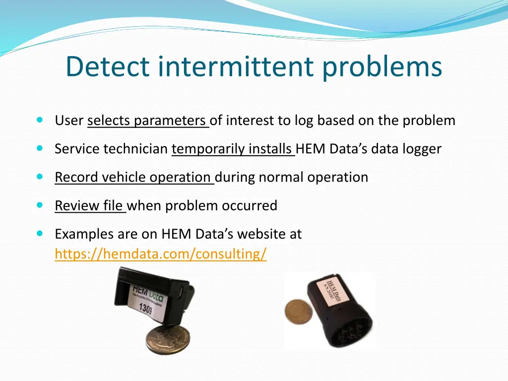detect intermittent problems