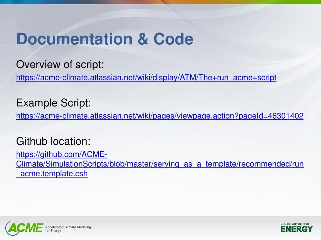 documentation code