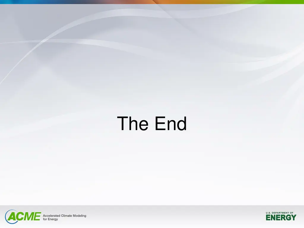 the end