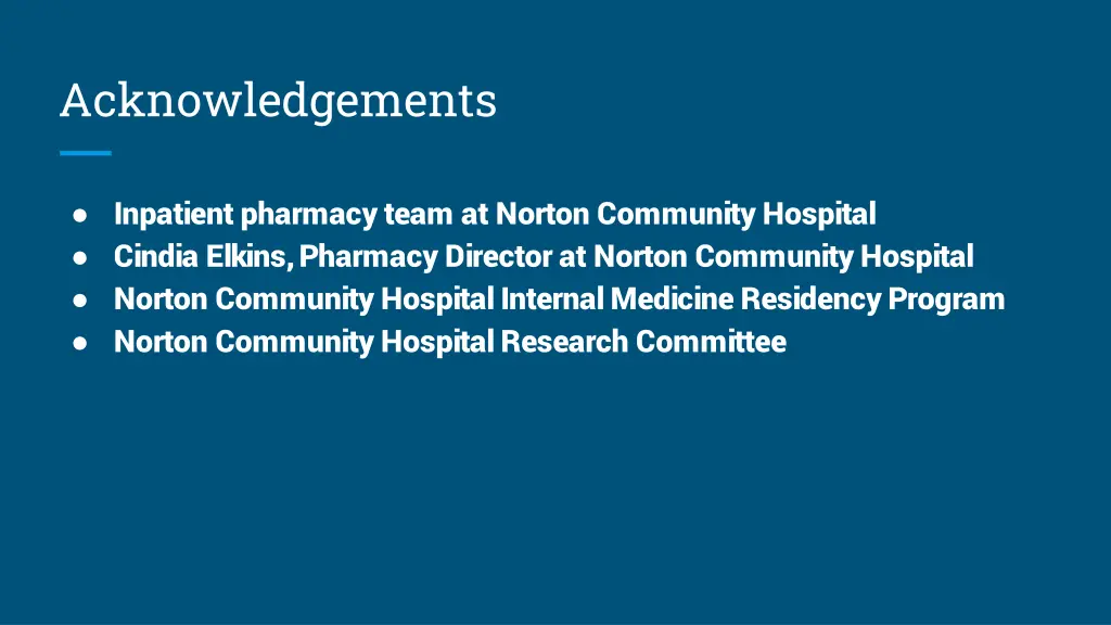 acknowledgements