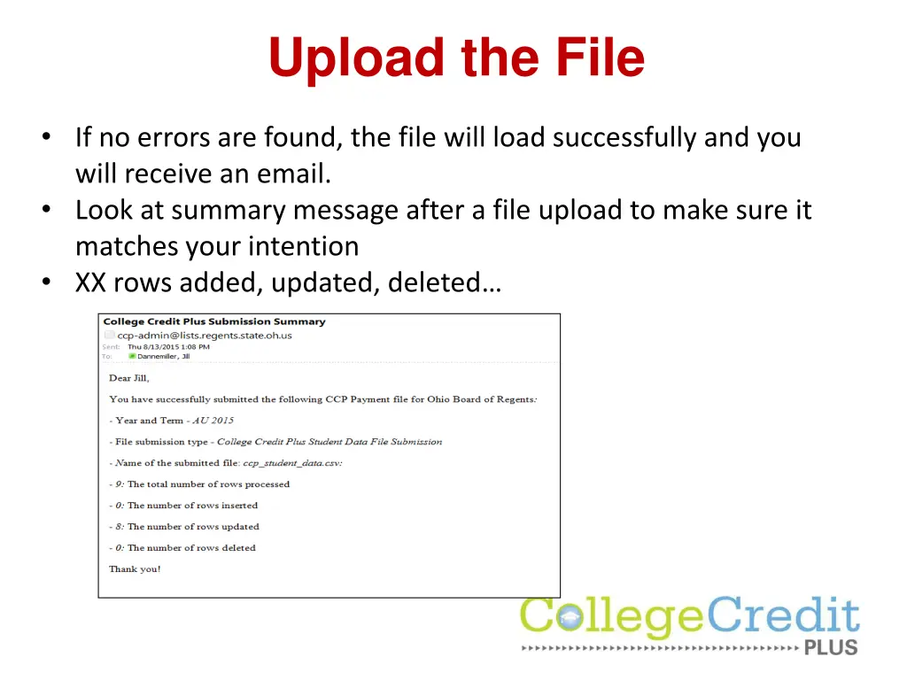 upload the file 1