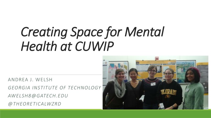 creating space creating space for health at cuwip