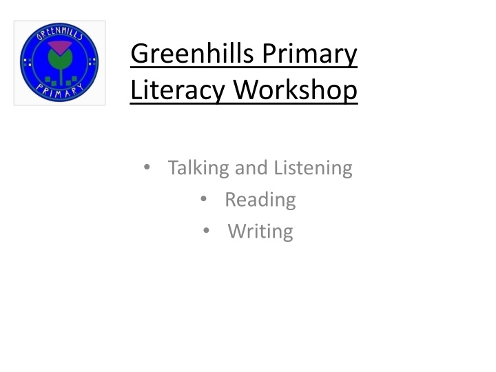 greenhills primary literacy workshop