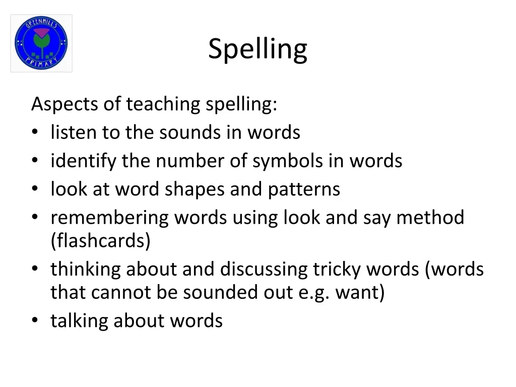 spelling