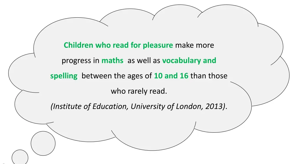 children who read for pleasure make more