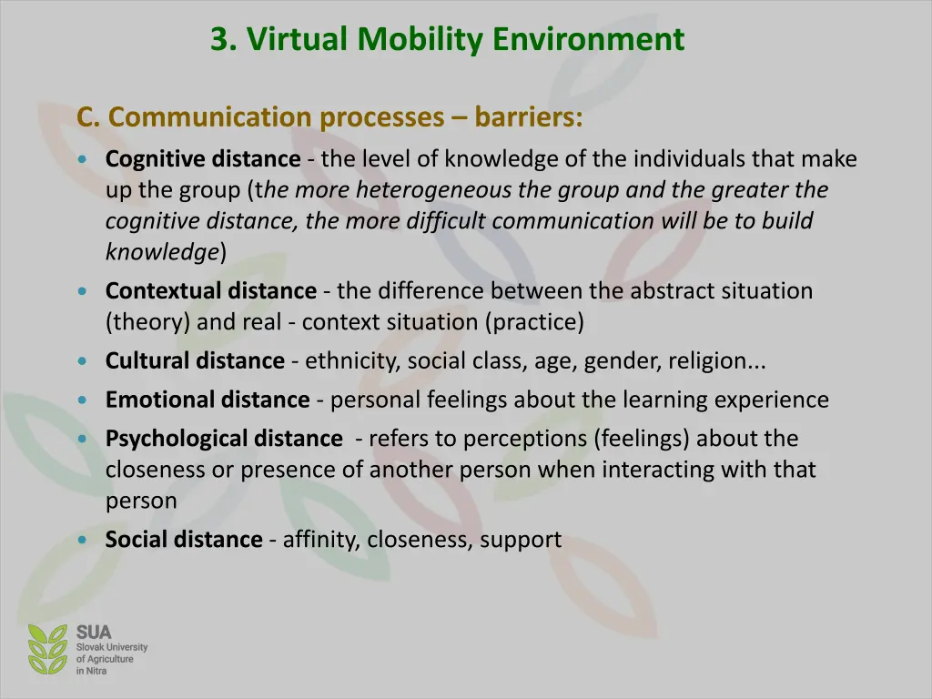 3 virtual mobility environment 10