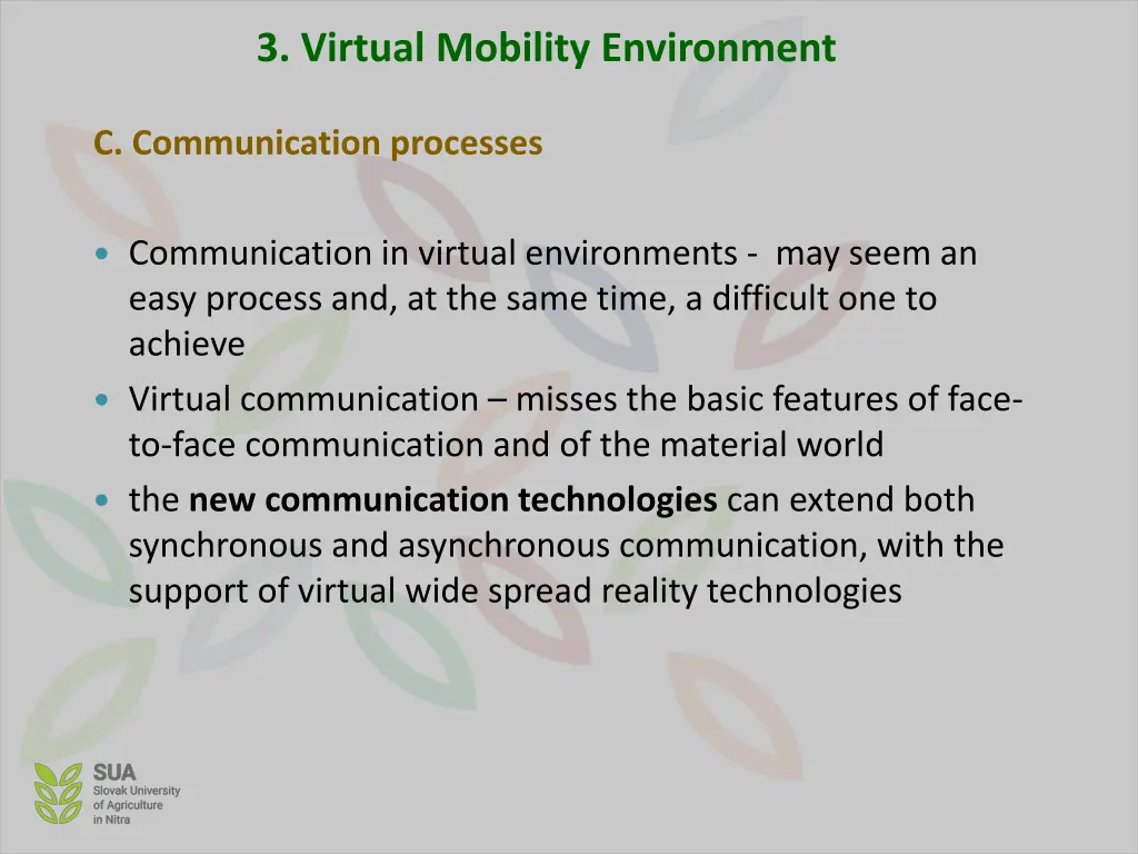 3 virtual mobility environment 11