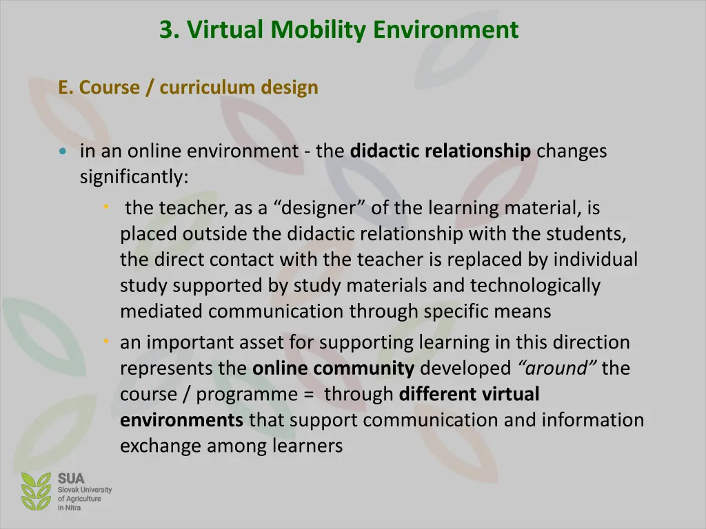 3 virtual mobility environment 16