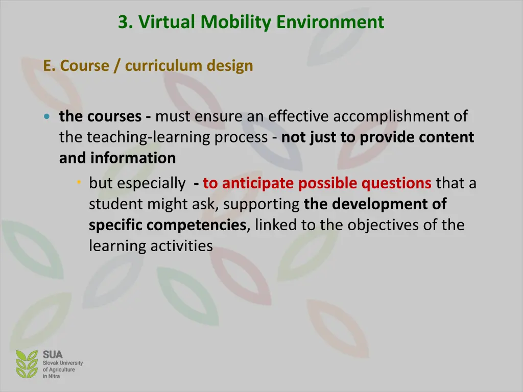 3 virtual mobility environment 18