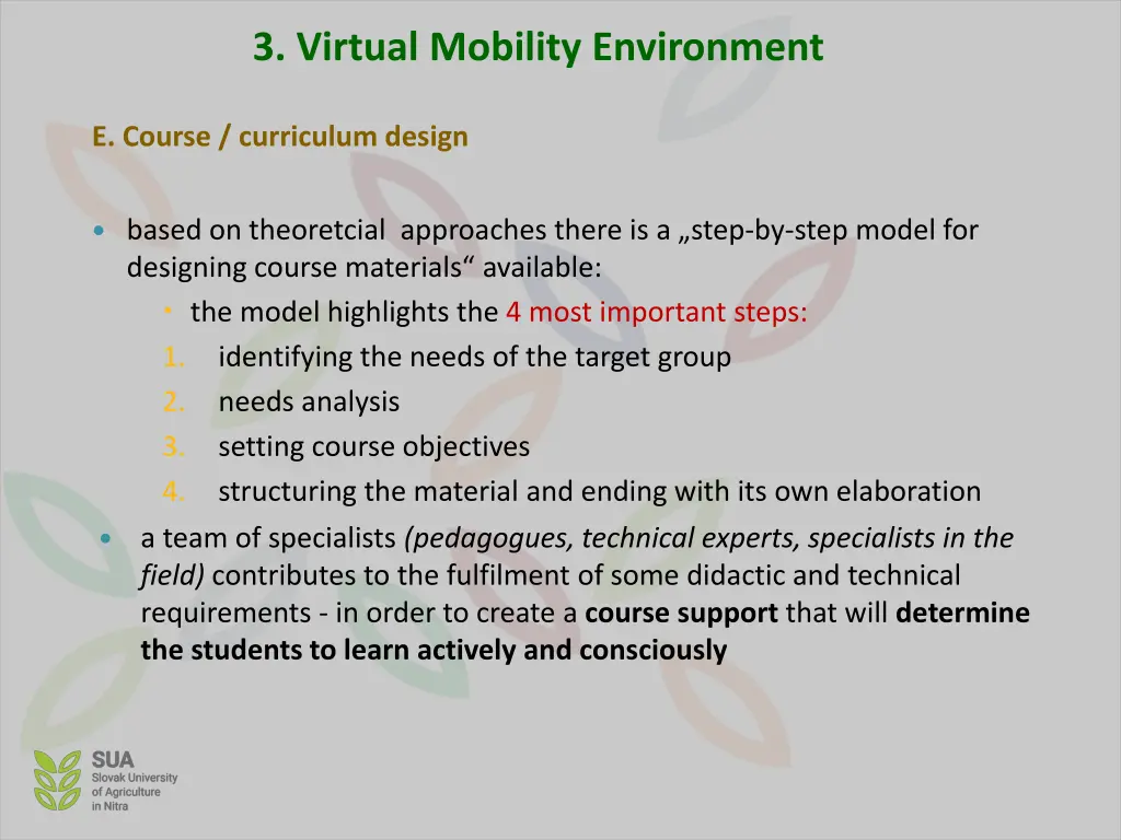 3 virtual mobility environment 19