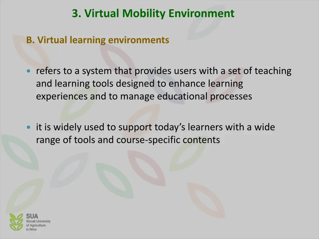 3 virtual mobility environment 3