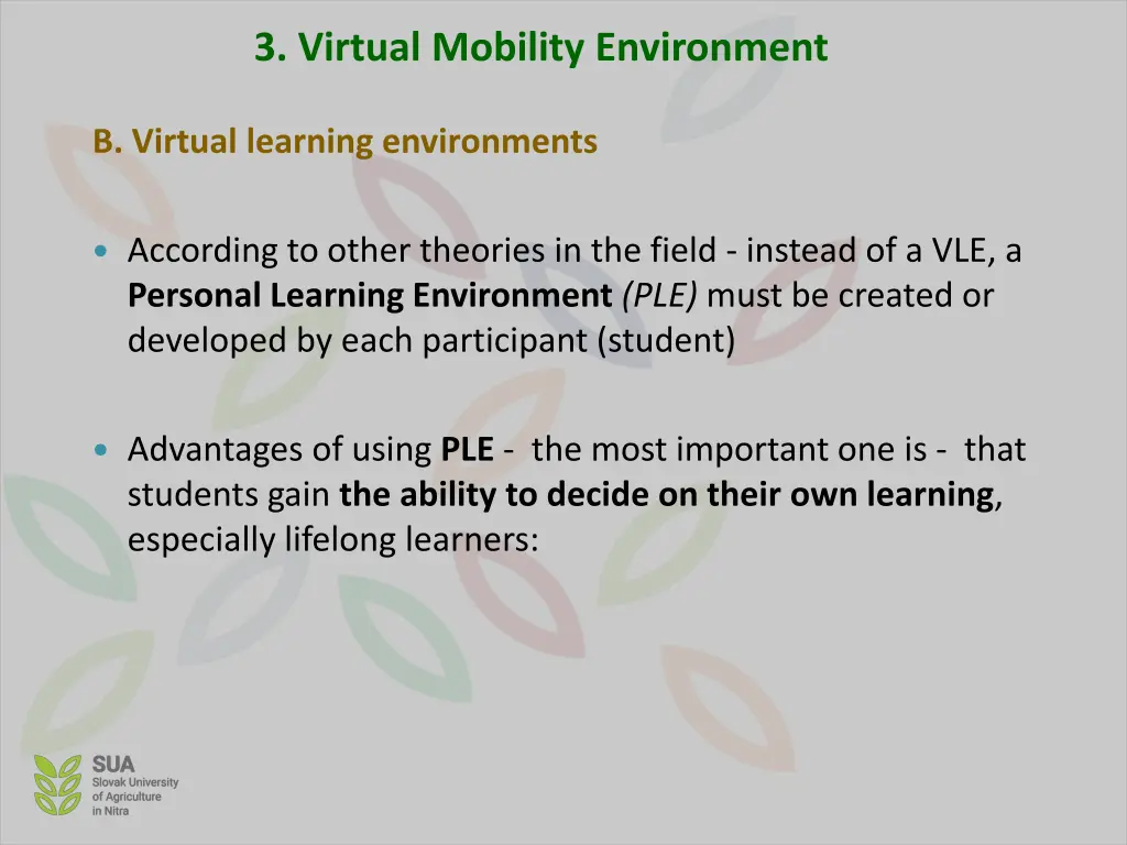 3 virtual mobility environment 5