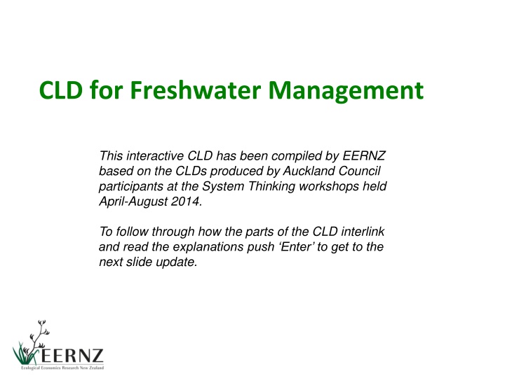 cld for freshwater management
