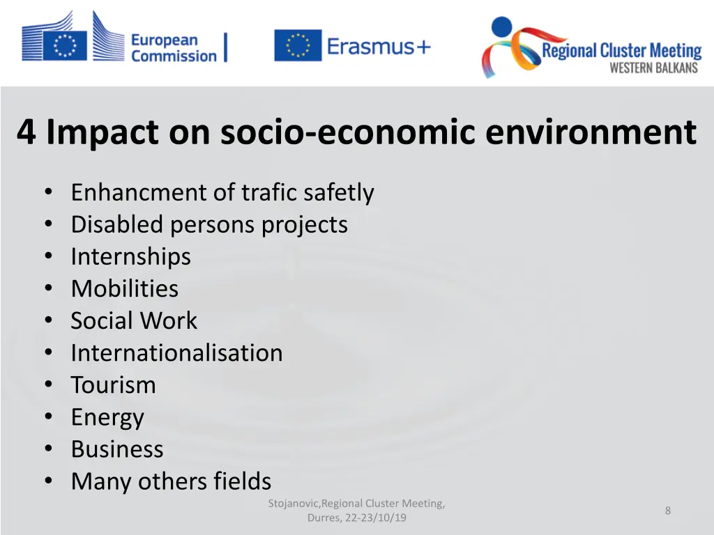 4 impact on socio economic environment
