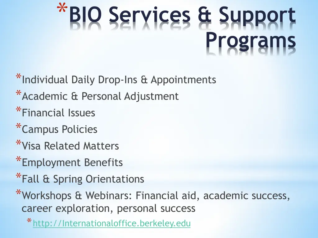 bio services support