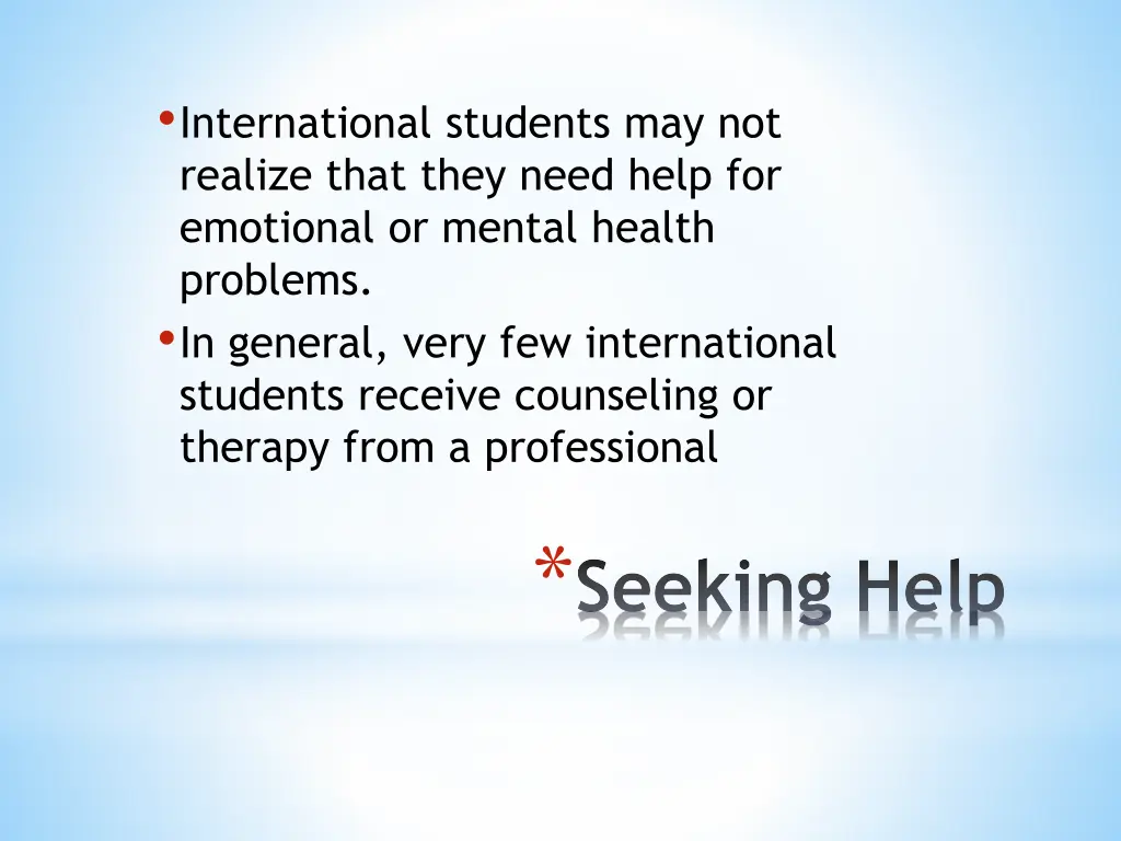 international students may not realize that they
