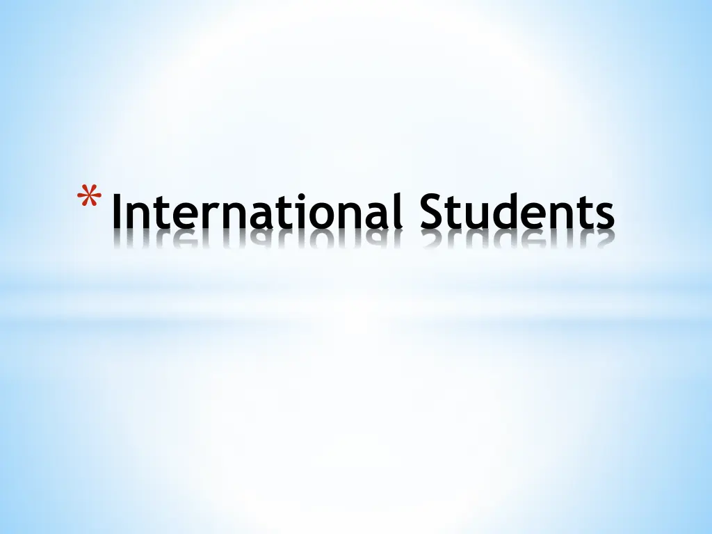 international students