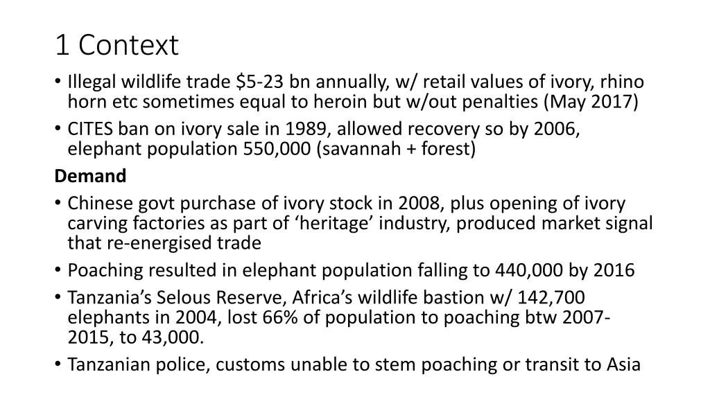 1 context illegal wildlife trade 5 23 bn annually