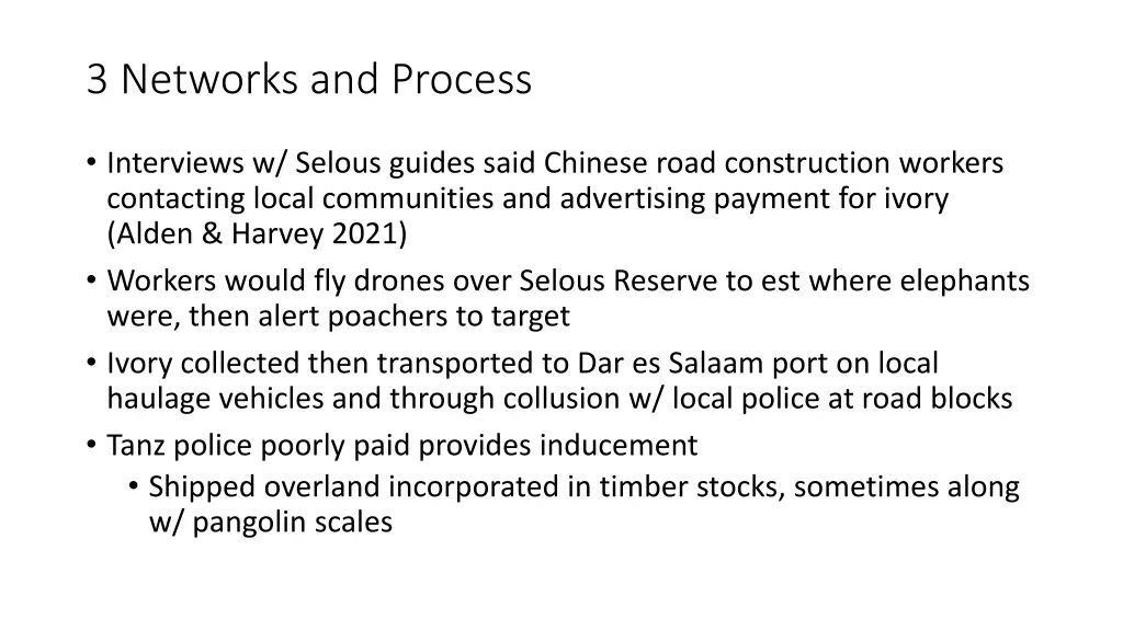 3 networks and process