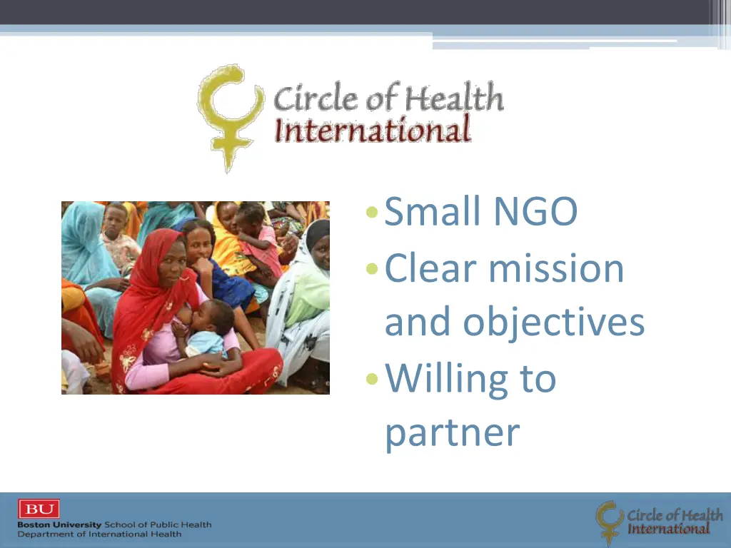 small ngo clear mission and objectives willing