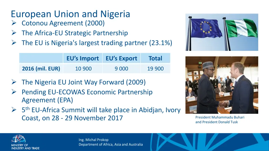 european union and nigeria cotonou agreement 2000