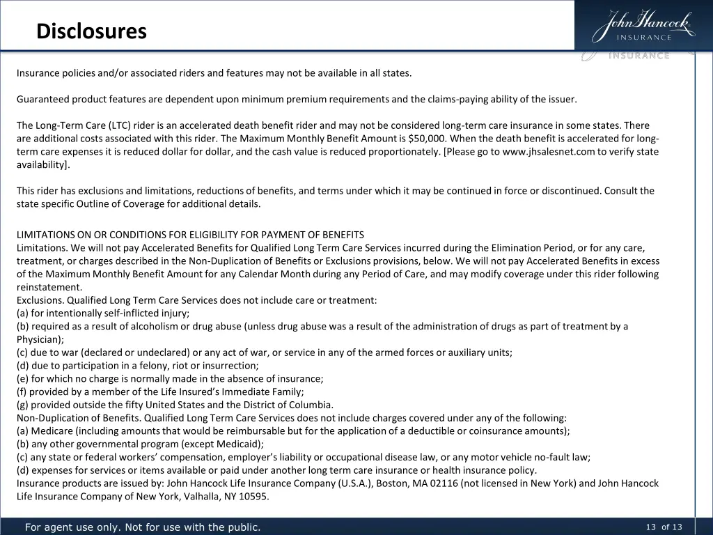 disclosures