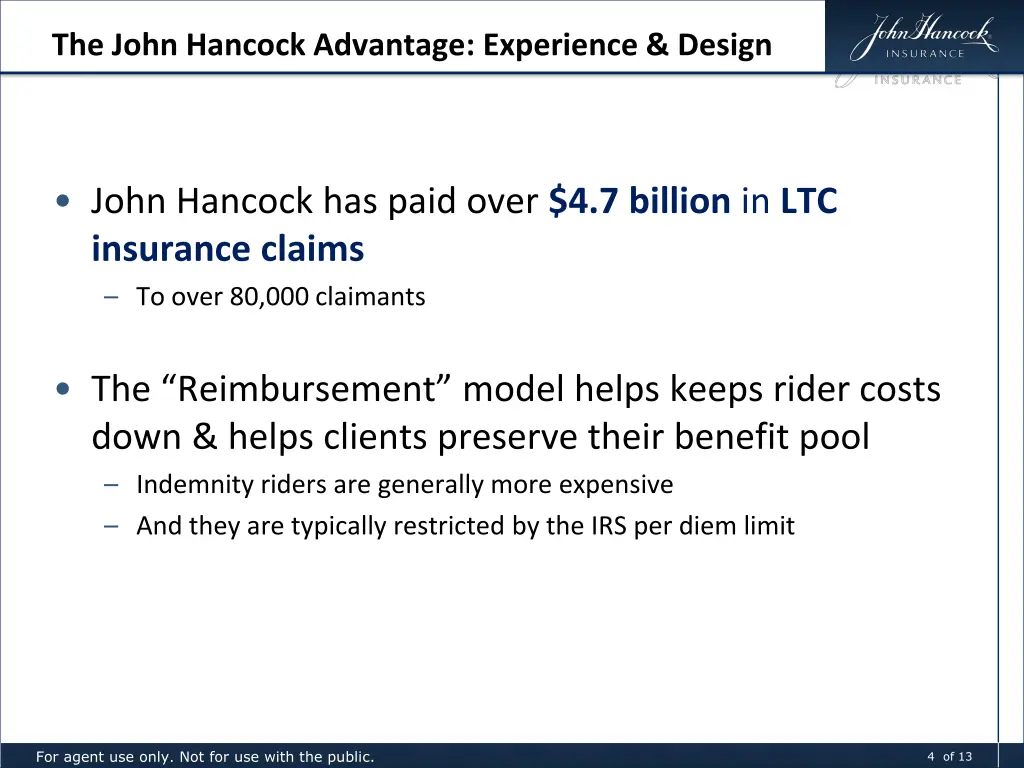 the john hancock advantage experience design