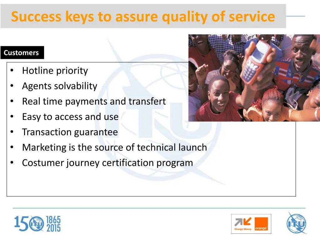 success keys to assure quality of service 1