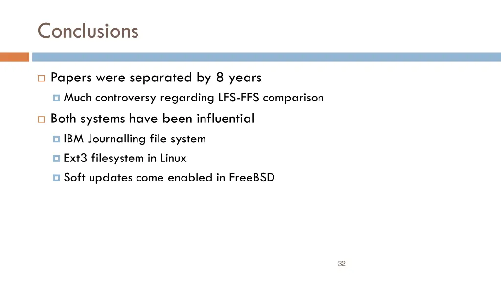 conclusions