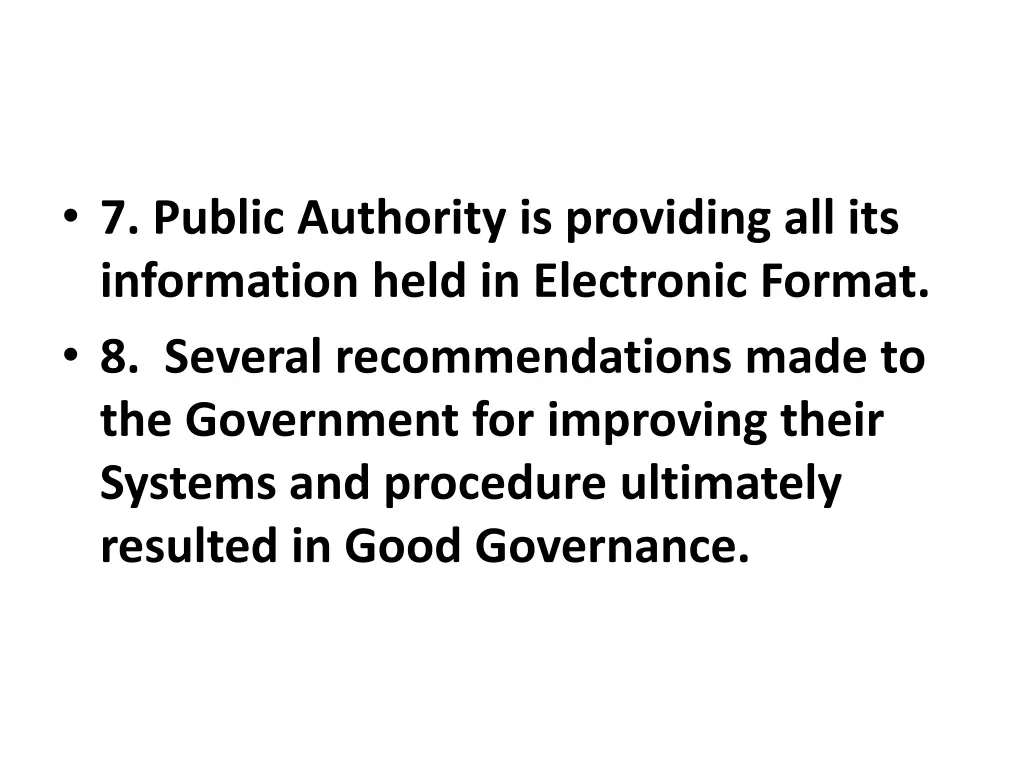7 public authority is providing