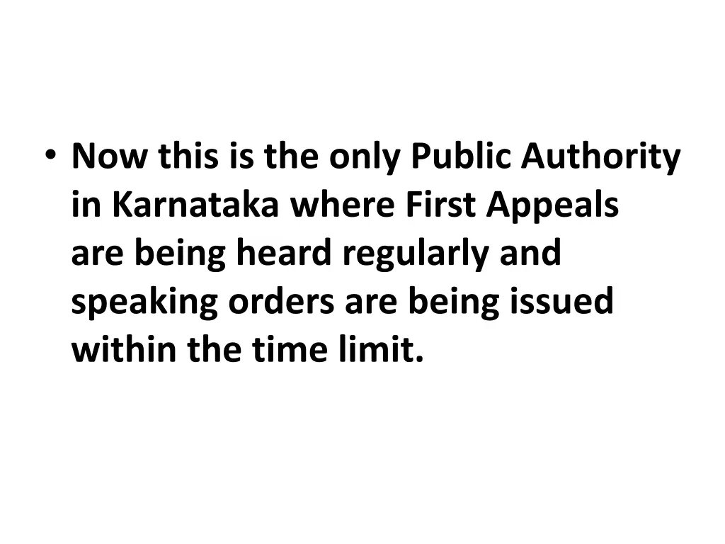 now this is the only public authority