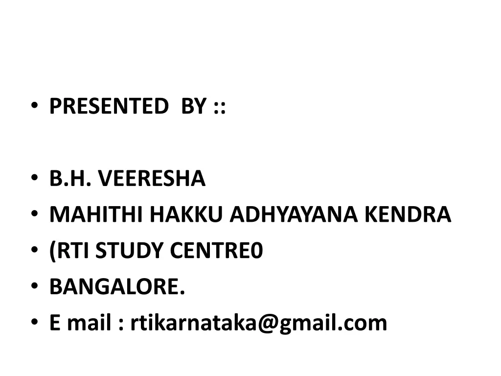 presented by