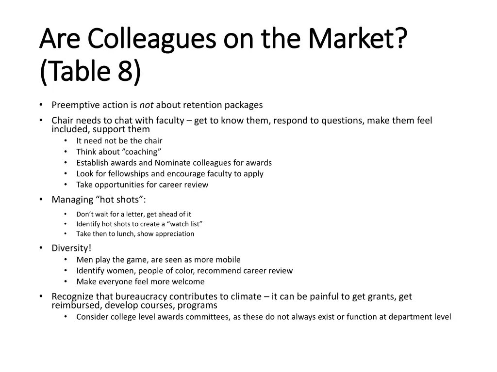 are colleagues on the market are colleagues