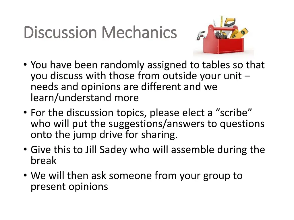 discussion mechanics discussion mechanics