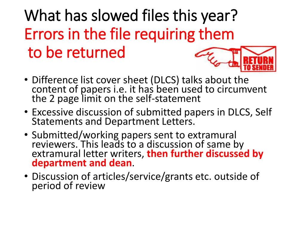 what has slowed files this year what has slowed 2