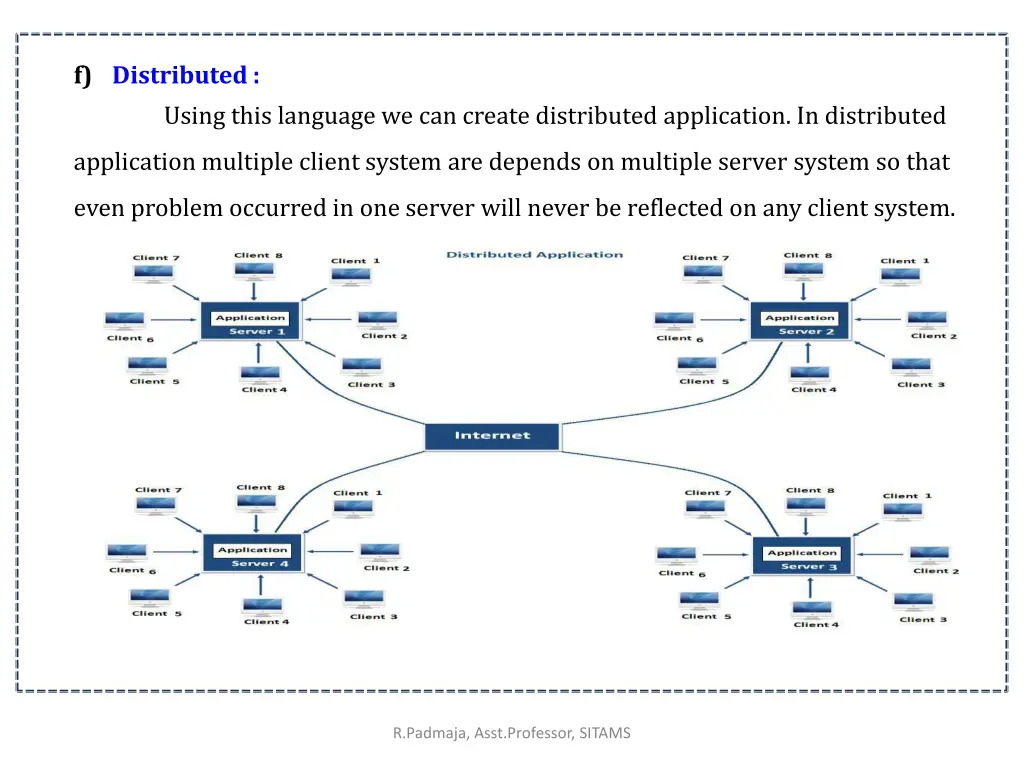 f distributed using this language we can create