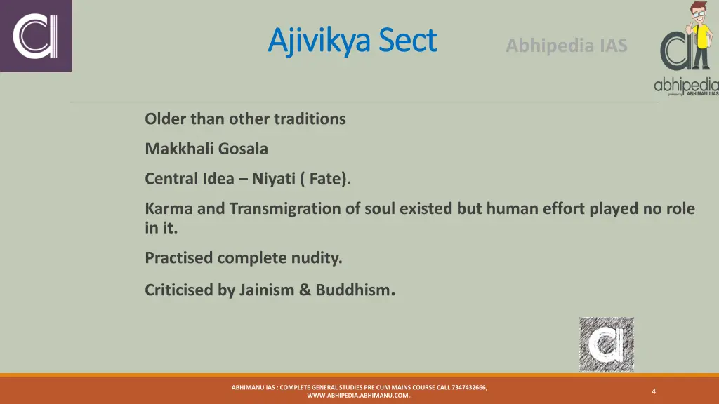 ajivikya ajivikya sect