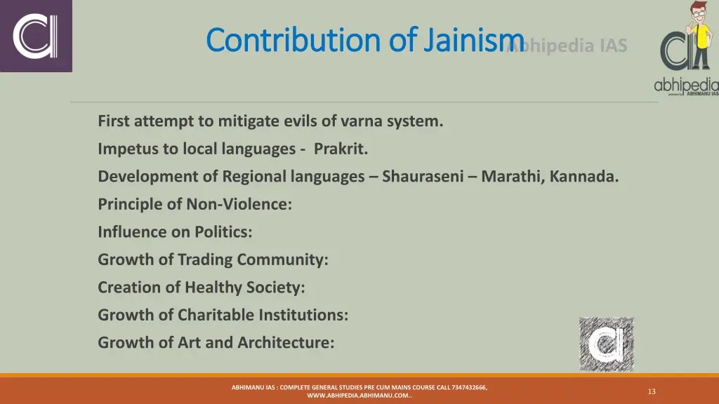 contribution of jainism contribution of jainism