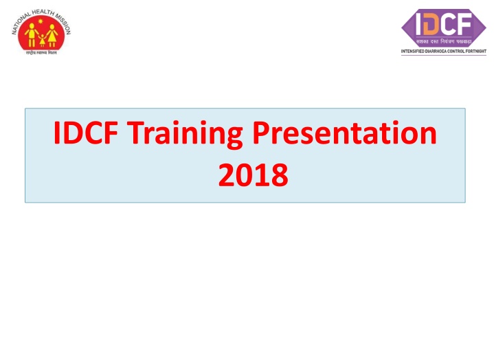idcf training presentation 2018