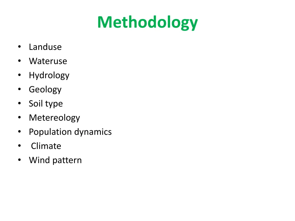 methodology