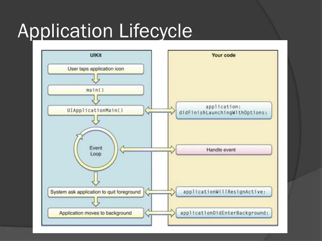 application lifecycle