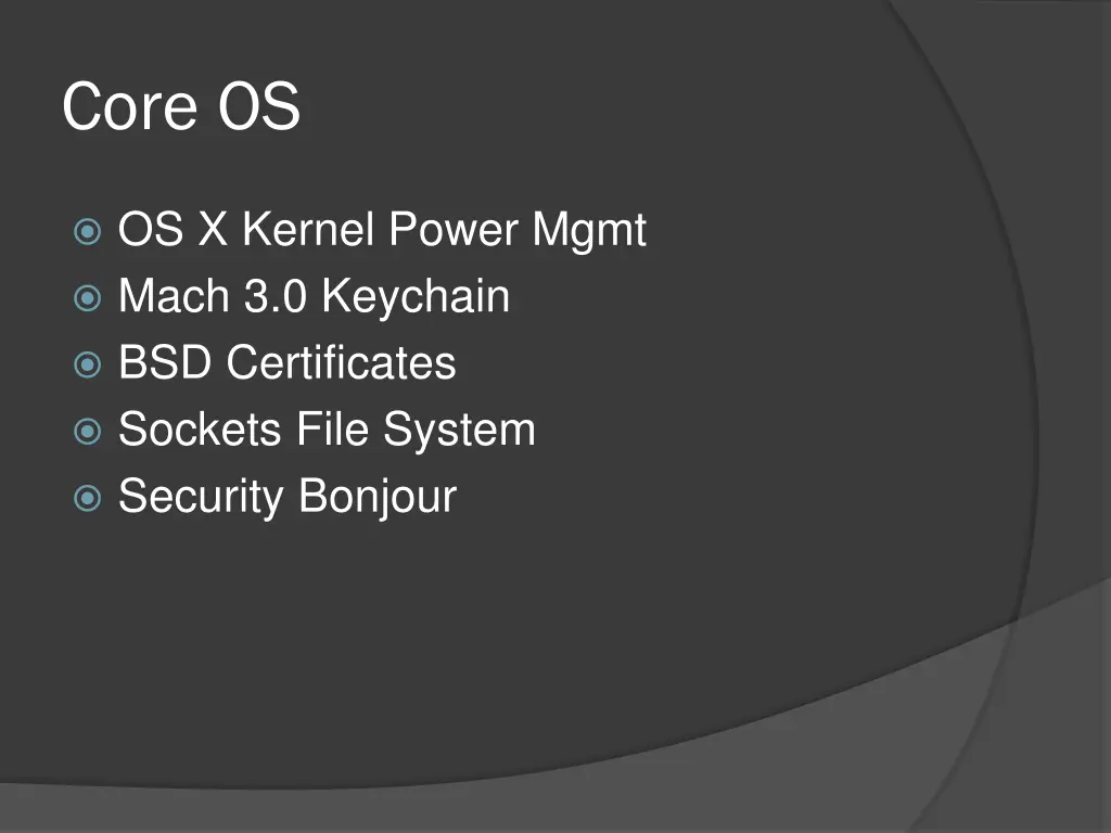 core os