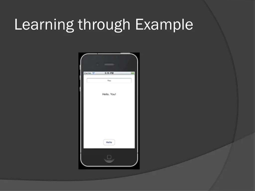 learning through example