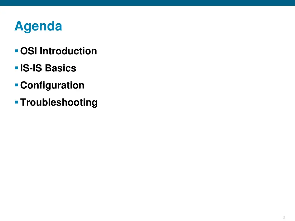 agenda