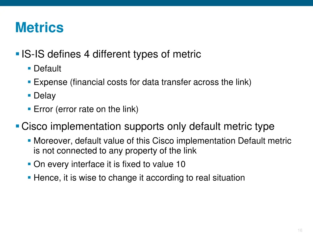 metrics