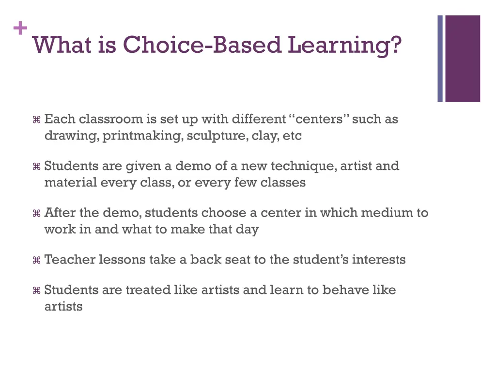 what is choice based learning