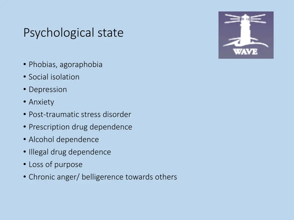 psychological state