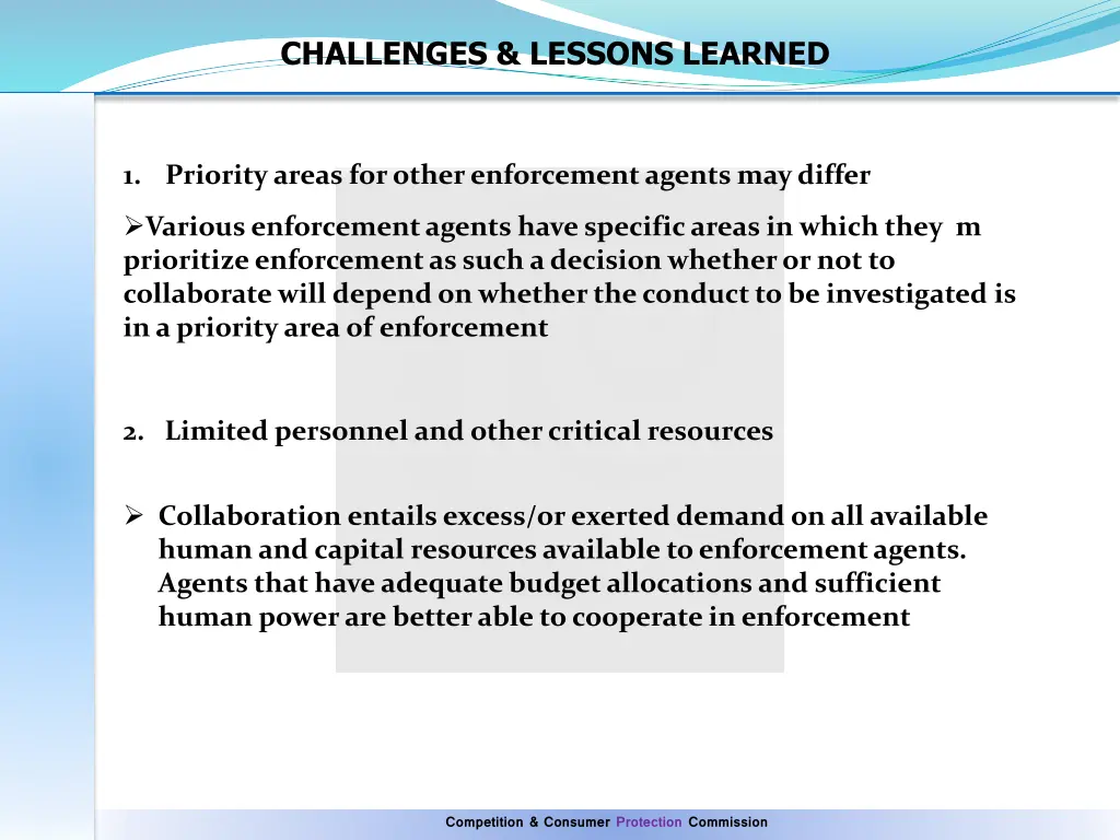challenges lessons learned 1