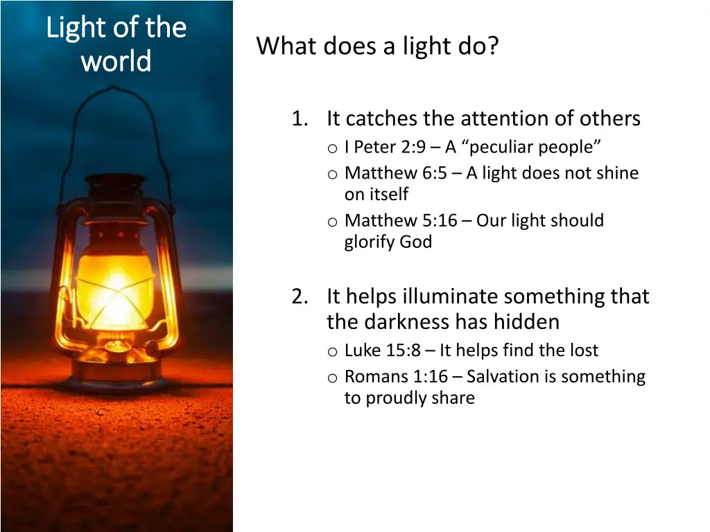 light of the light of the world world
