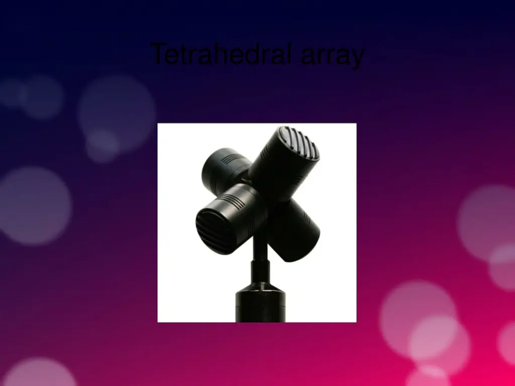 tetrahedral array